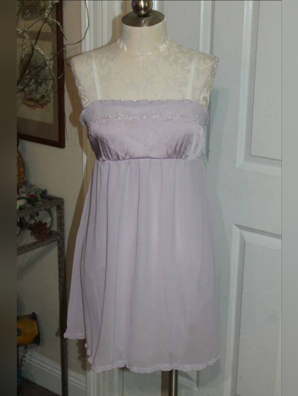 Women's Simply Vera Vera Wang Purple Night Gown, Sz S